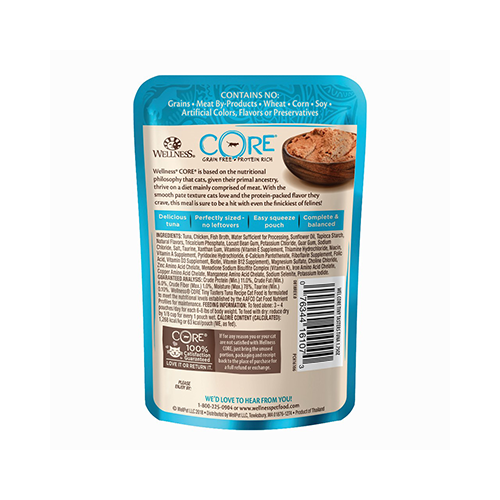 WELLNESS CORE TINY TASTERS TUNA WET CAT FOOD 1.75 OZ