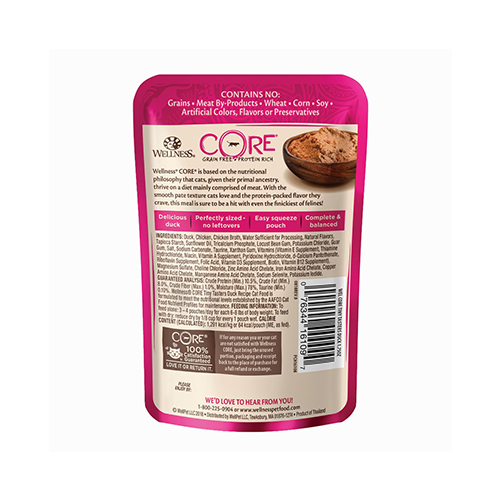 WELLNESS CORE TINY TASTERS DUCK WET CAT FOOD 1.75 OZ