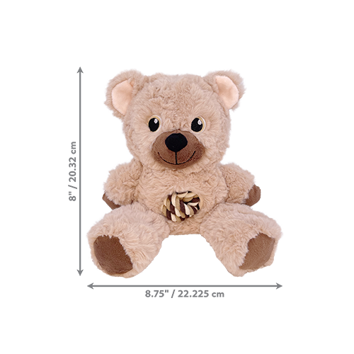 KONG KNOTS TEDDY ASSORTED MEDIUM DOG TOY