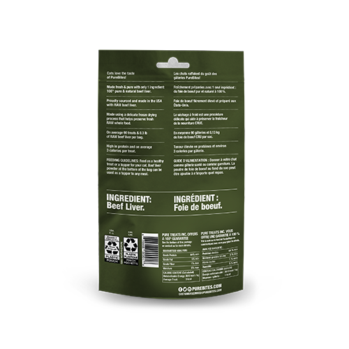 PUREBITES BEEF LIVER FREEZE-DRIED CAT TREAT 44 GM
