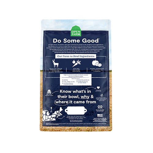 OPEN FARM NEW ZEALAND VENISON DRY DOG FOOD 4LB