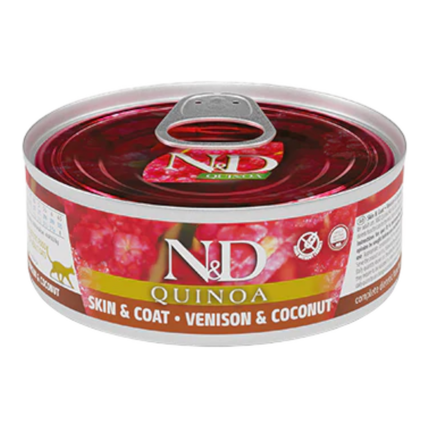 Farmina Quinoa Skin & Coat Venison And Coconut Cat 2.8oz