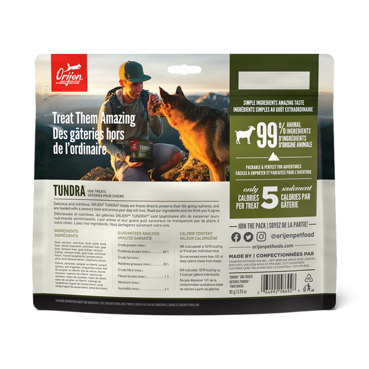 ORIJEN Tundra Freeze-Dried Dog Treats