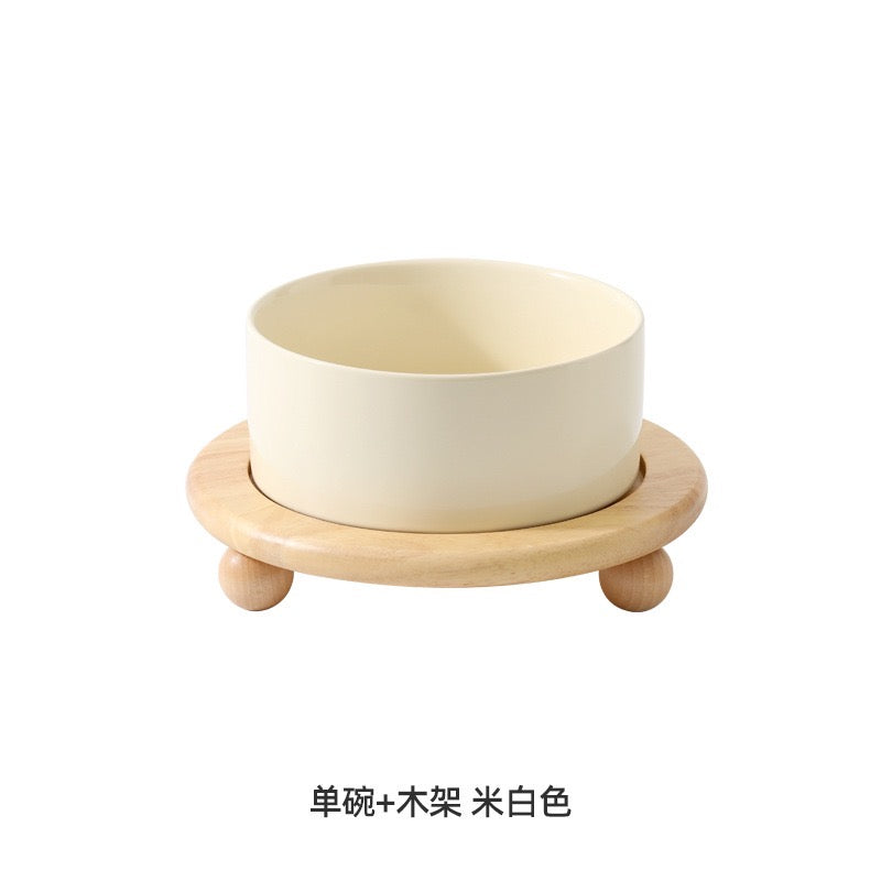 Wooden Ball Holder Bowl
