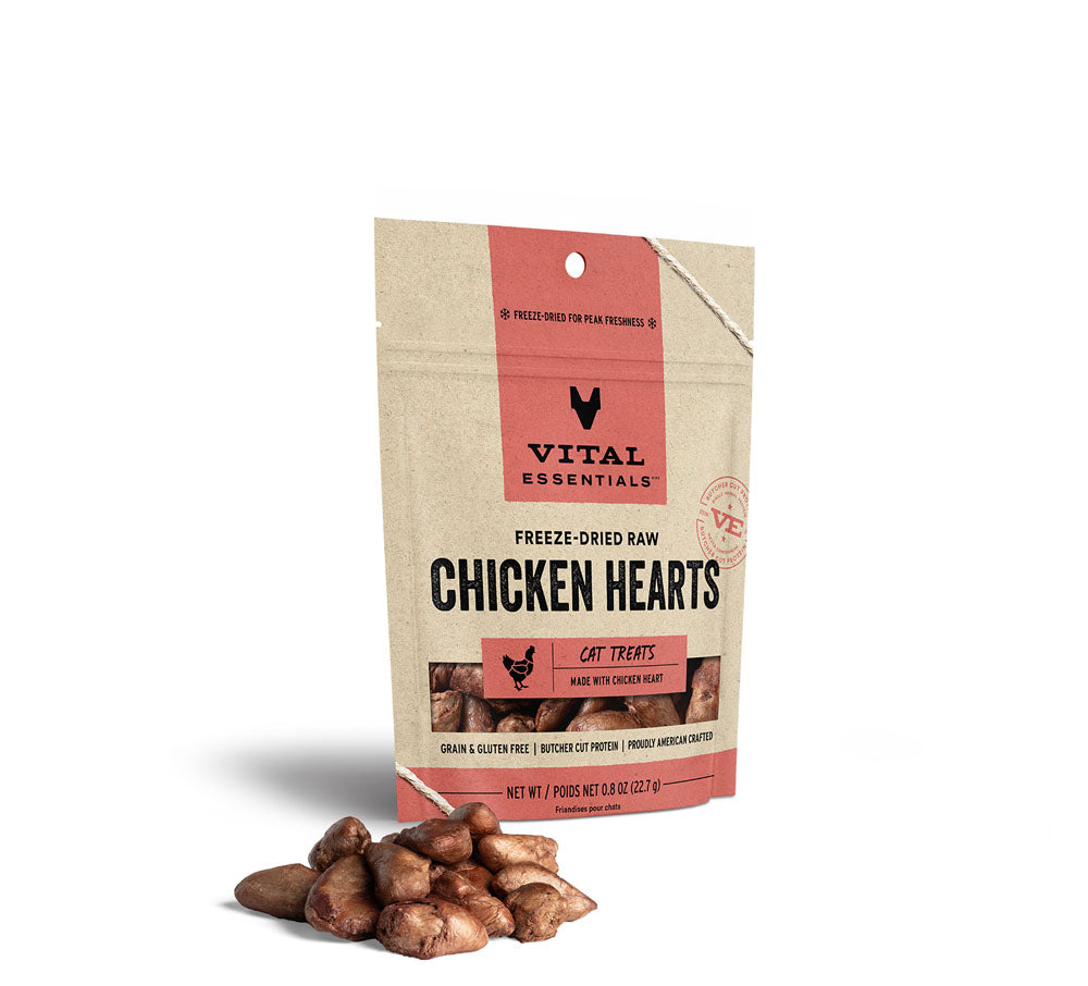 VE FDR Chicken Hearts Cat Treats 0.8 OZ