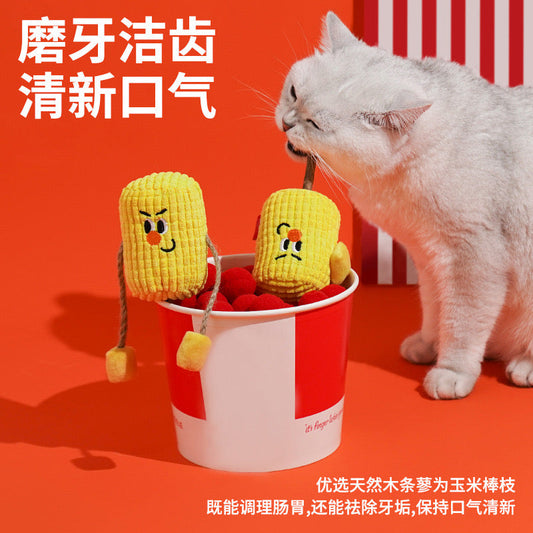 Corn Chewing Stick Toy