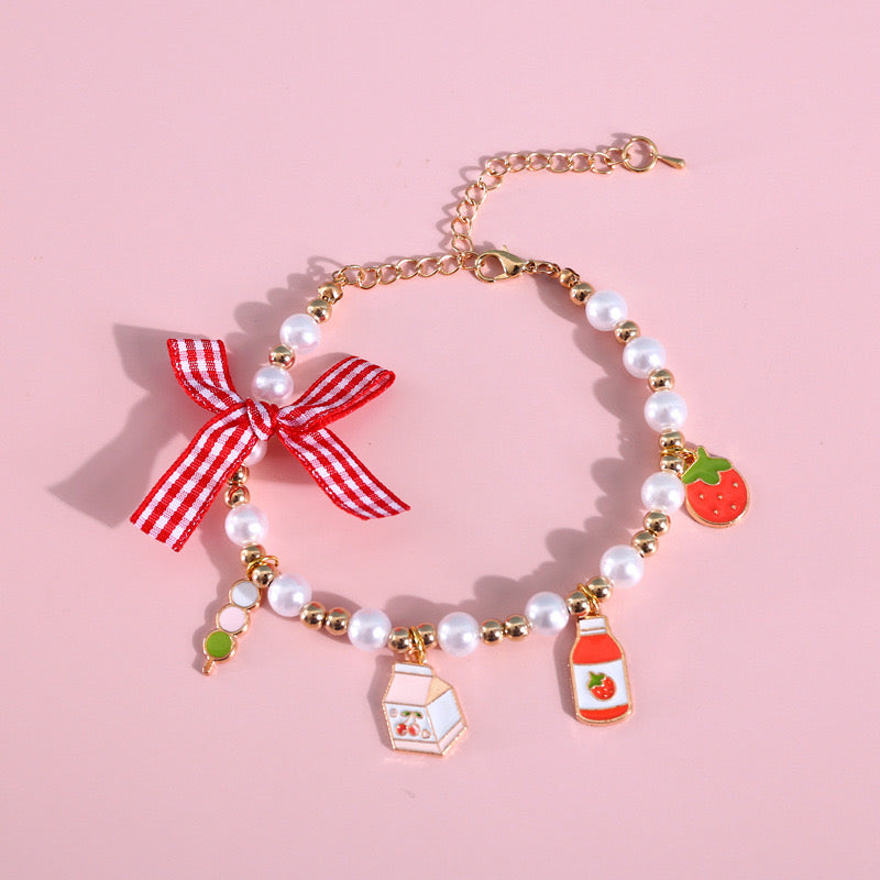 Strawberry Pearl Necklace
