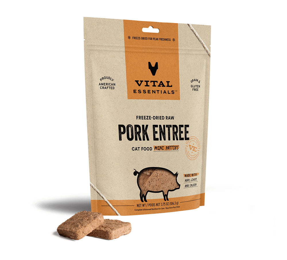VE FDR Pork Mini Patties Cat Food 3.75 oz