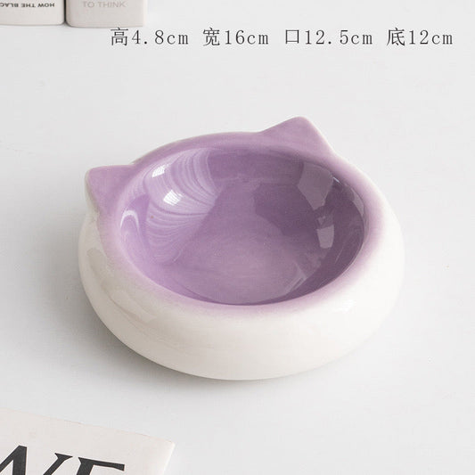 Cat Ear Shaped Ceramic Bowl