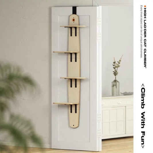 Multi-Level Door Hanging Cat Tower