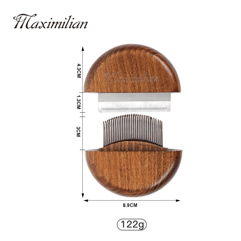 MAXIMILIAN Solid Wood Comb
