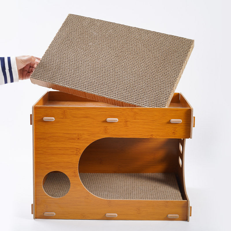 Wooden Box Scratcher