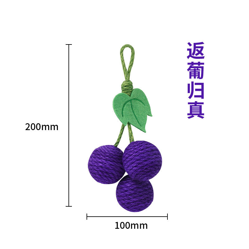 ZEZE Rattan Fruit Toy