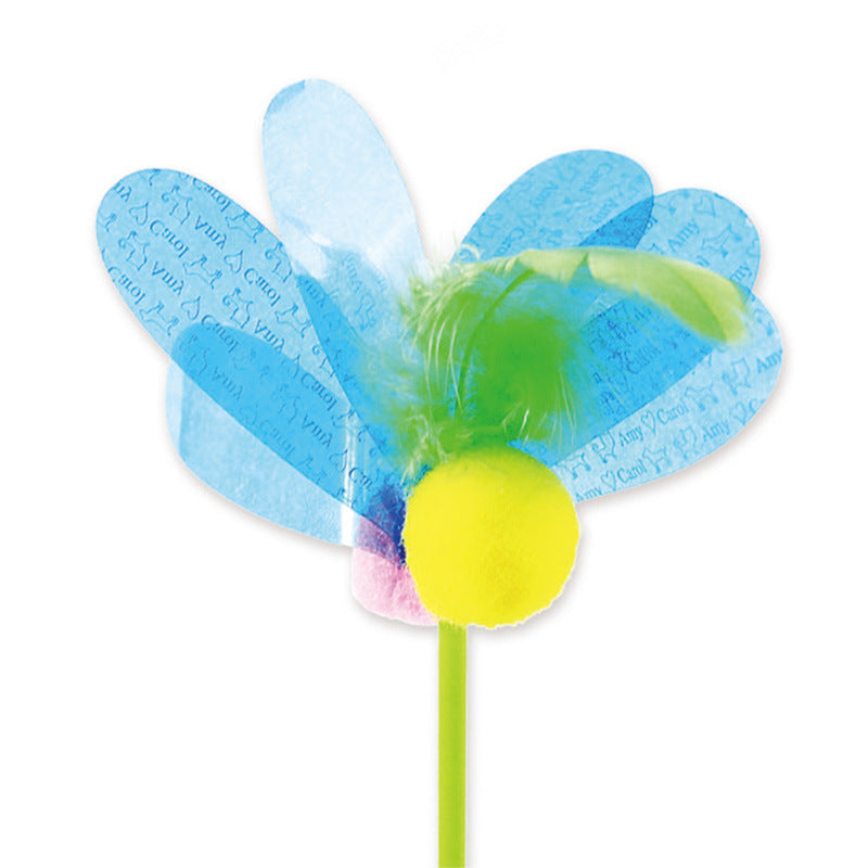 Cat Wand Toy Butterfly