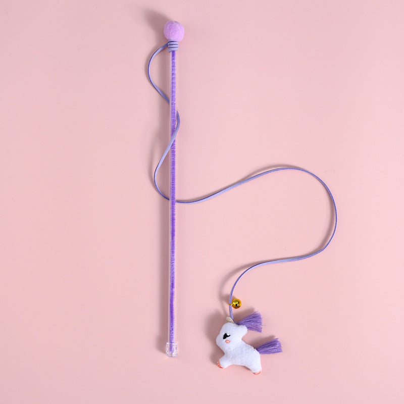 Cat Wand Toy Unicorn