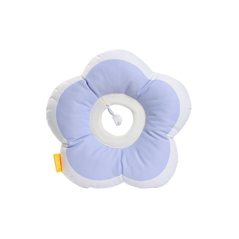 Waterproof Recovery Collar Purple Flower