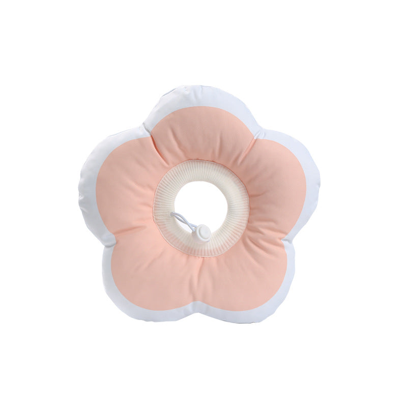 Waterproof Recovery Collar Pink Flower