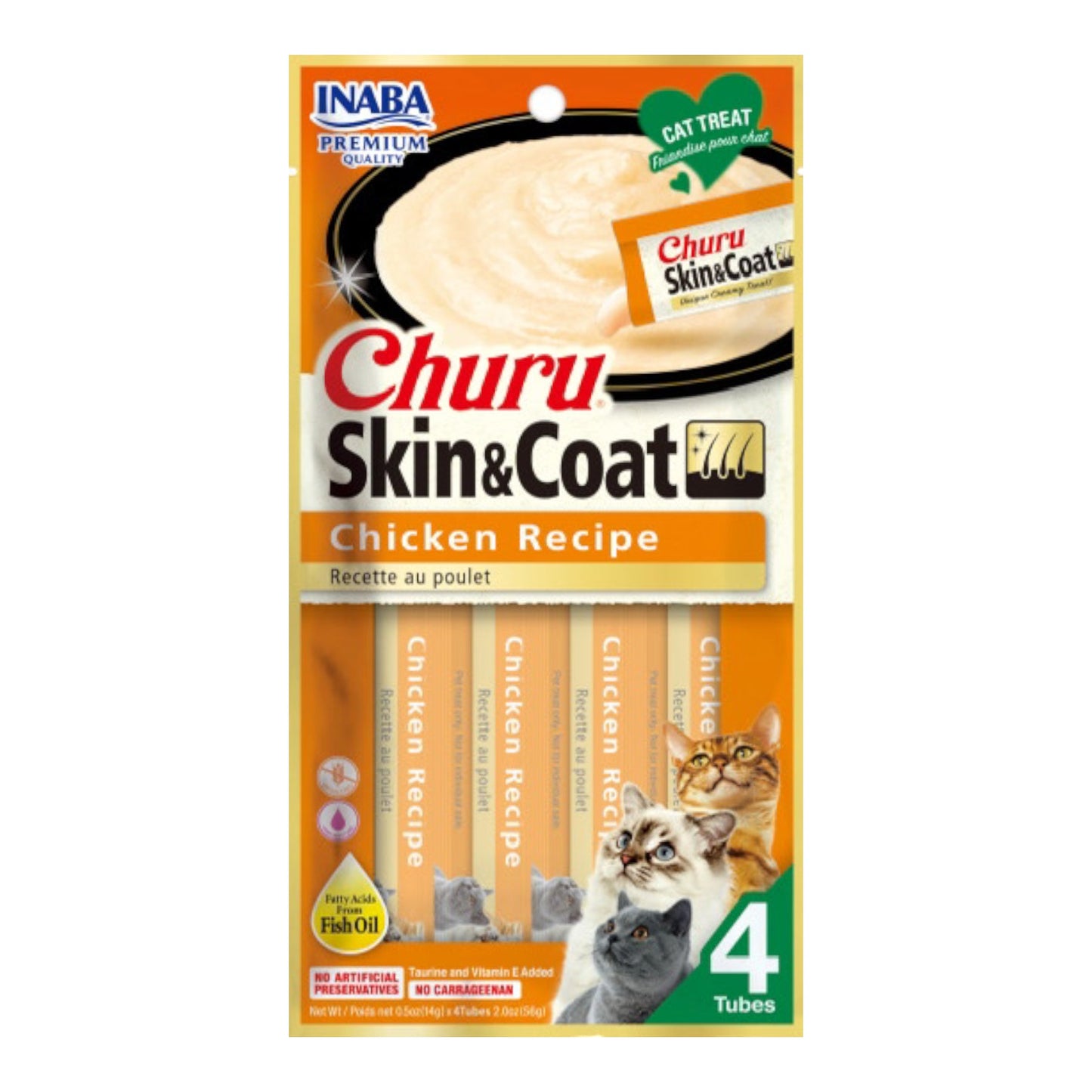 Inaba Cat Churu Skin & Coat Chicken Recipe