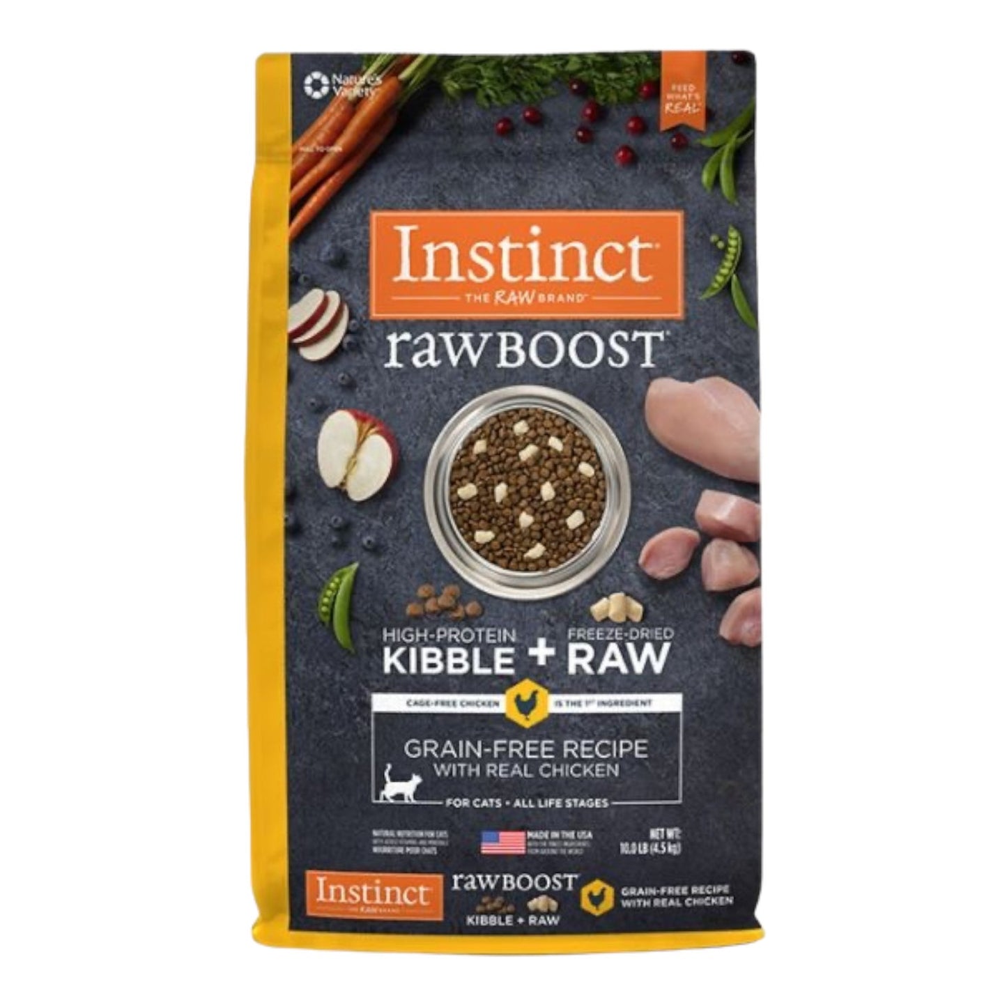 Instinct Raw Boost Grain Free With Real Chicken Cat 10lb