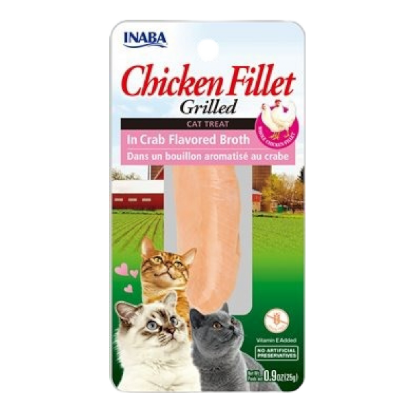 Inaba Cat Grilled Fillets Chicken in Crab Flavored Broth