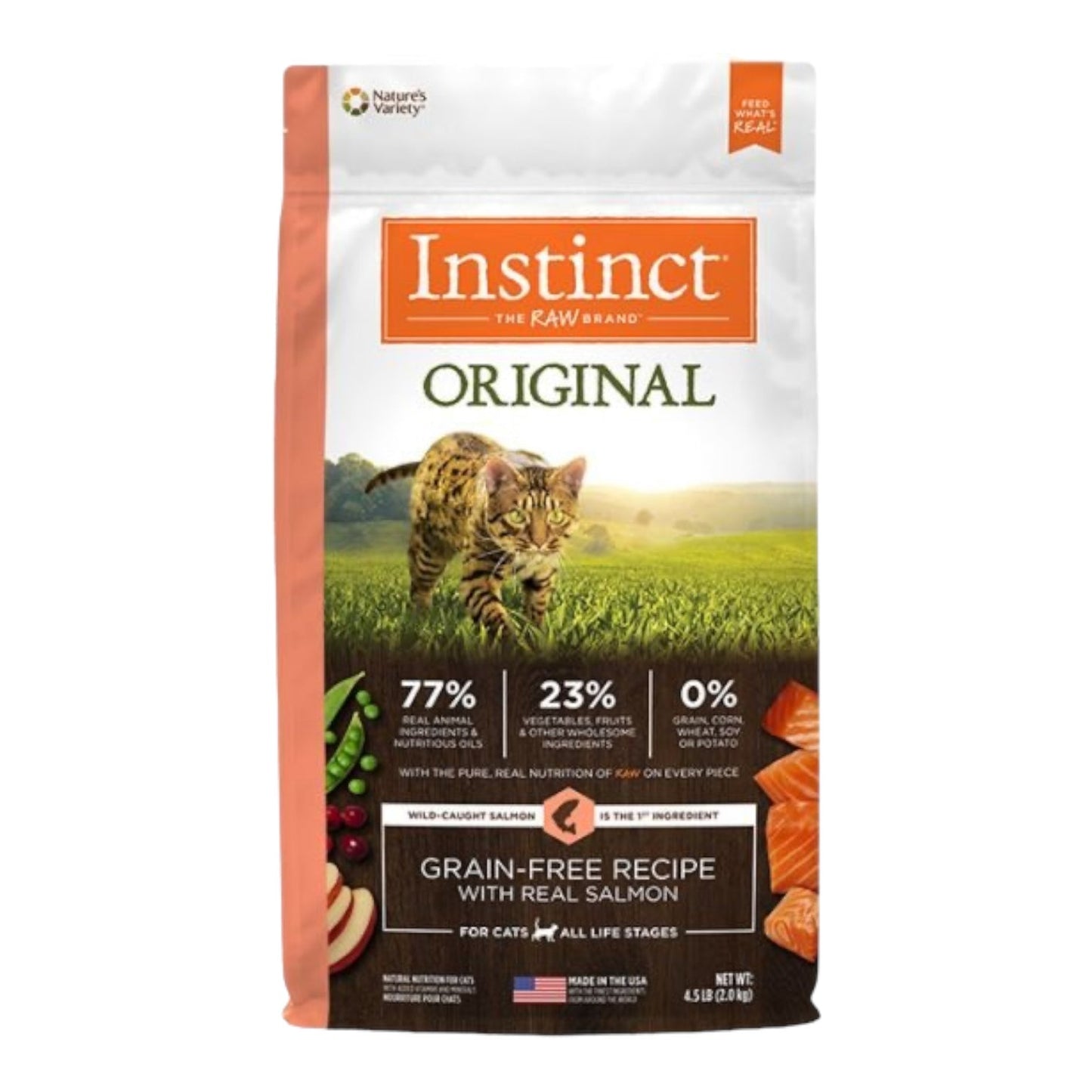 Instinct Original Grain Free With Real Salmon Cat 4.5lb