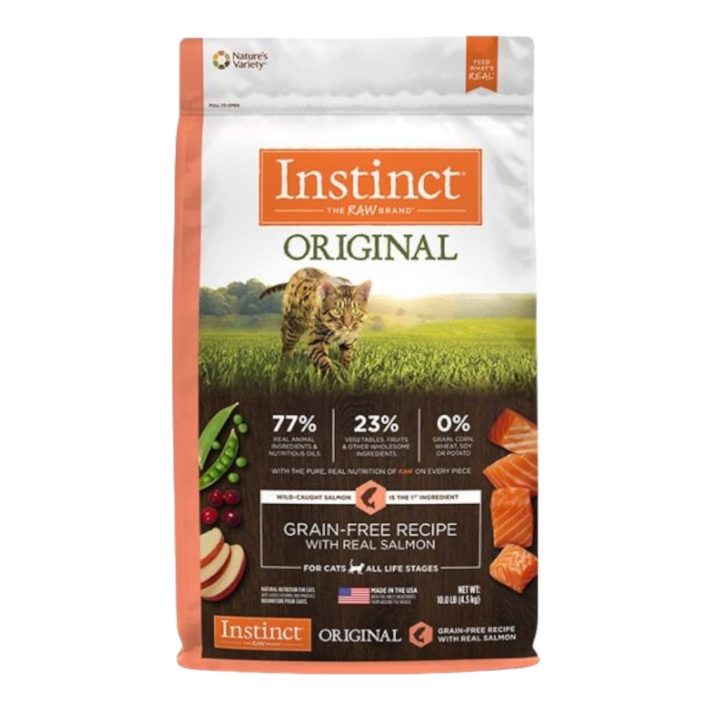 Instinct Original Grain Free With Real Salmon Cat 10lb