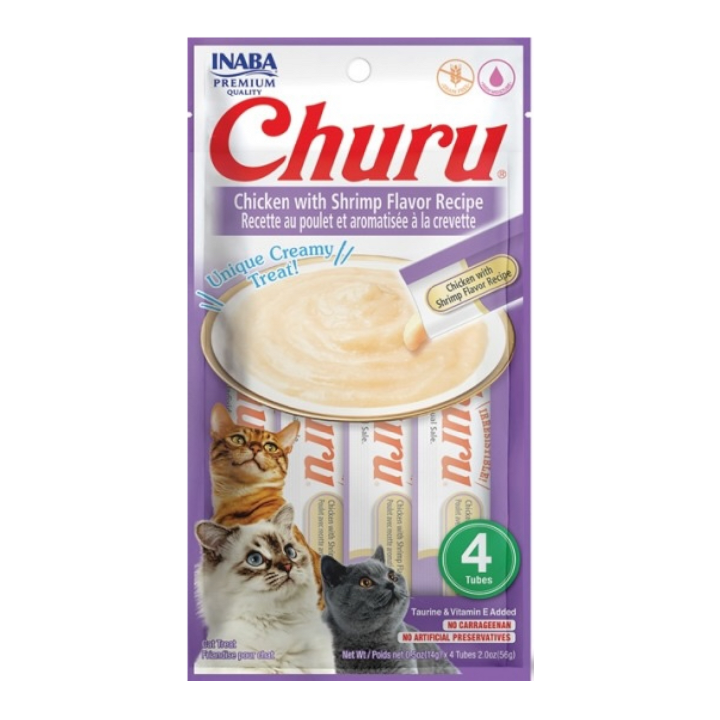 Inaba Cat Churu Purées Chicken with Shrimp Flavour Recipe