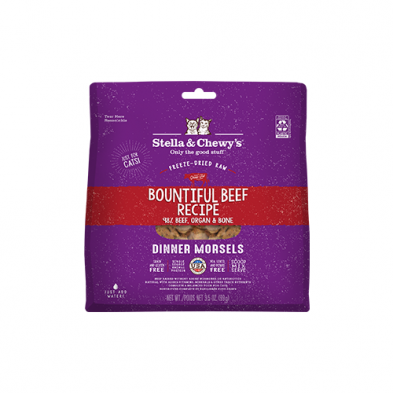 STELLA & CHEWY'S BOUNTIFUL BEEF FREEZE-DRIED RAW DINNER MORSELS FOR CATS 3.5OZ