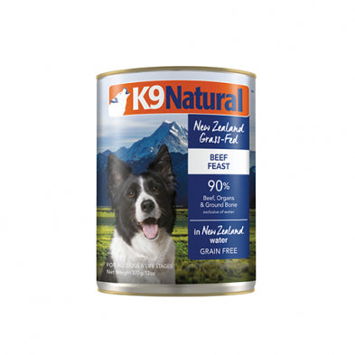 K9 NATURAL BEEF FEAST WET DOG FOOD 13 OZ