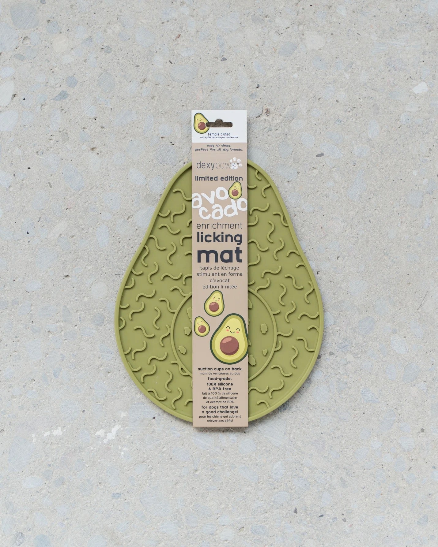 Dexypaws Avocado Enrichment Lick Mat