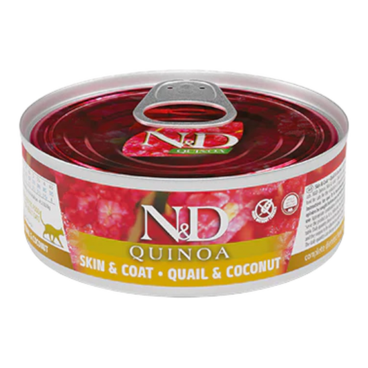 Farmina Quinoa Skin & Coat Quail And Coconut Cat 2.8oz