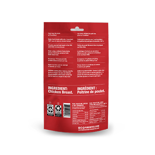 PUREBITES CHICKEN BREAST FREEZE-DRIED CAT TREAT 65 GM