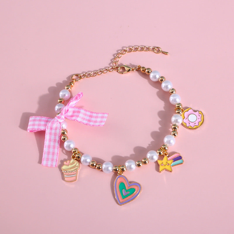 Pink Ice Cream Pearl Necklace