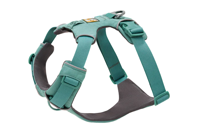 RUFFWEAR Front Range Dog Harness River Rock Green