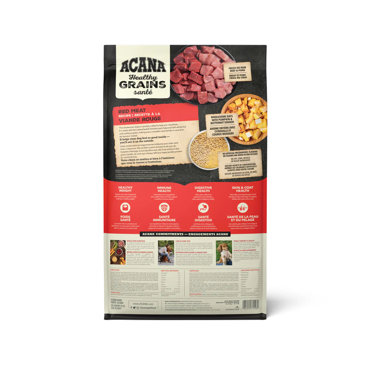ACANA Healthy Grains Red Meat Recipe Adult Dog Food