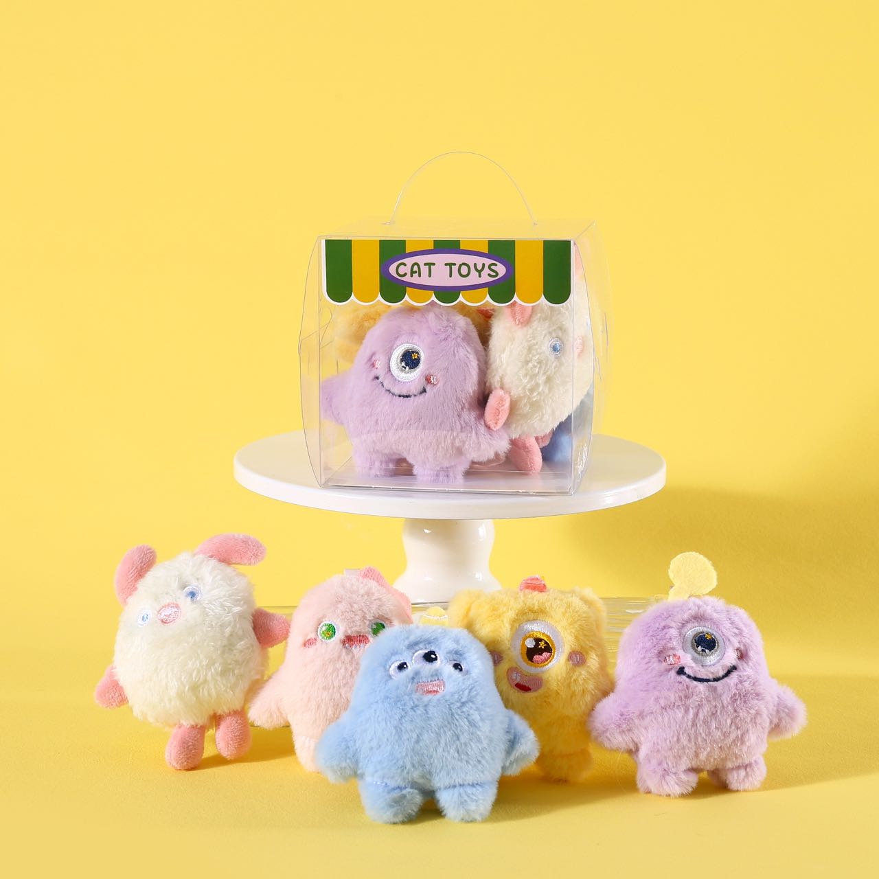 Monster Family Catnip Toy Set