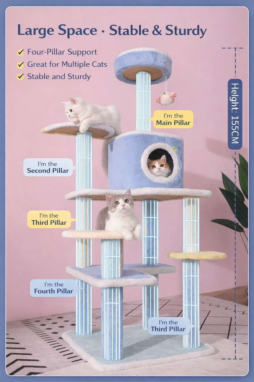 Colorful Sea Cat Tree
