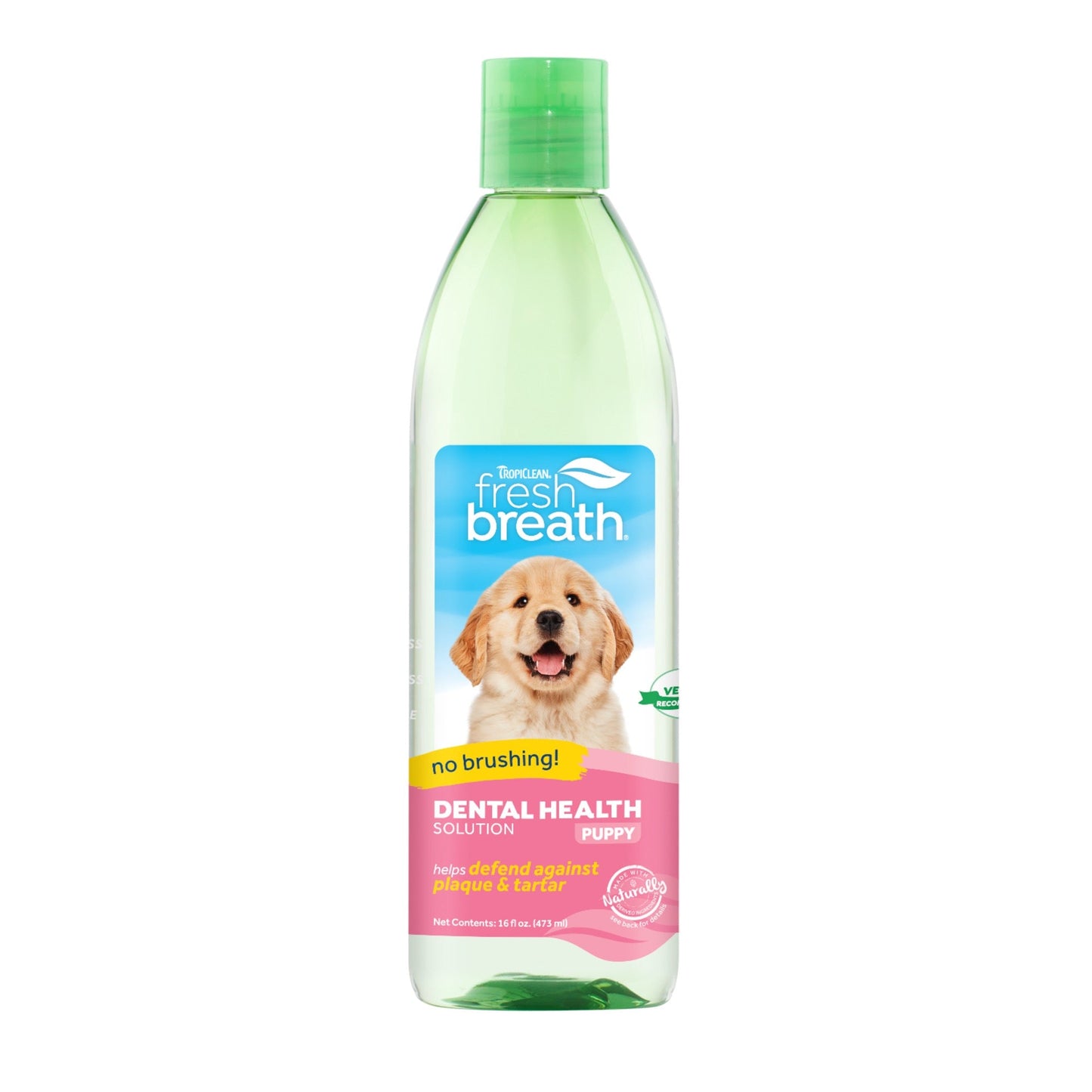 Tropiclean Fresh Breath Dental Health Solution For Puppies Dog 16oz