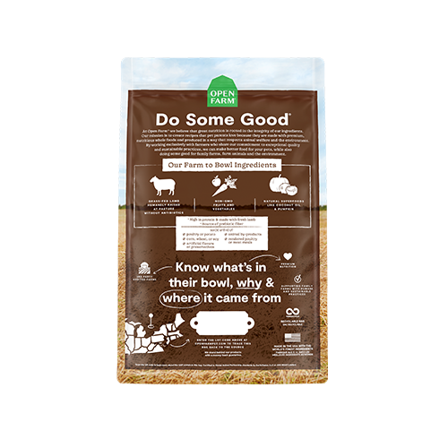OPEN FARM PASTURE-RAISED LAMB DRY DOG FOOD 4 LB