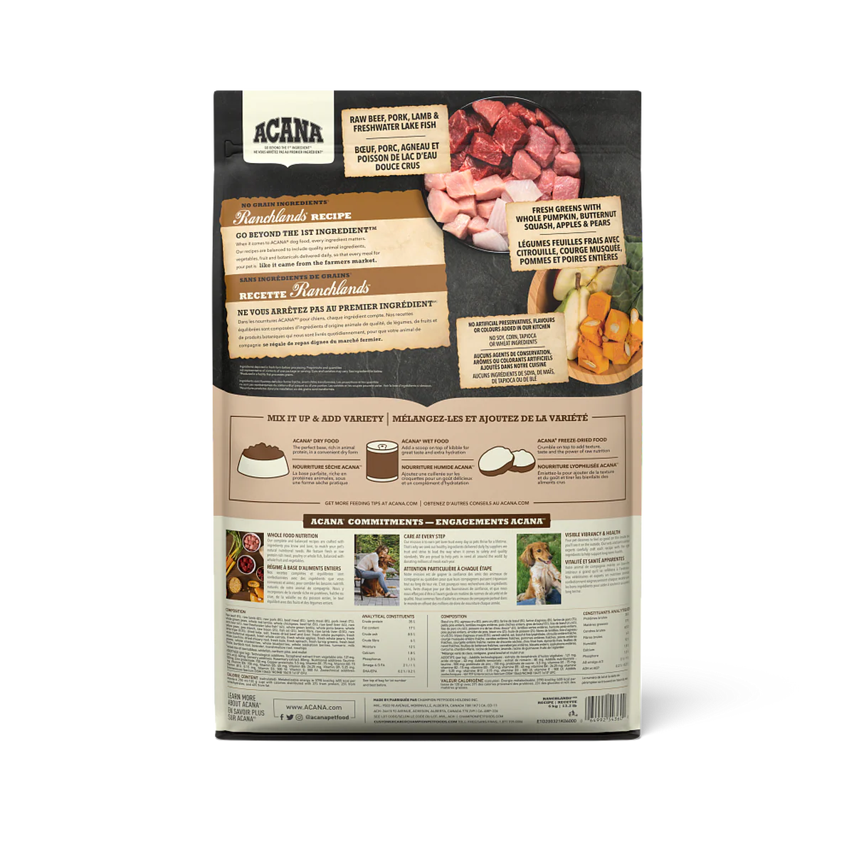 ACANA Highest Protein Ranchlands Recipe Dog Food