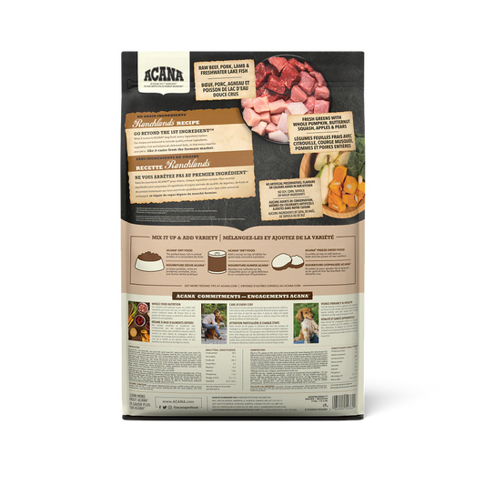 ACANA Highest Protein Ranchlands Recipe Dog Food