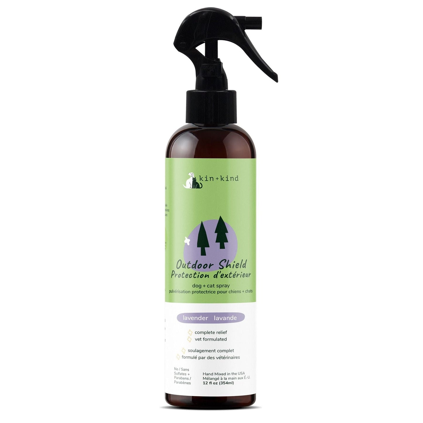 Kin + Kind Outdoor Shield Spray Lavender 12oz