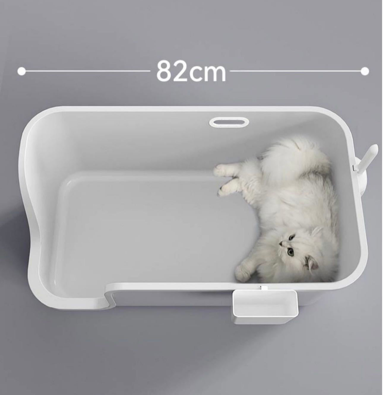 Giant Rectangular Open Cat Litter Box
