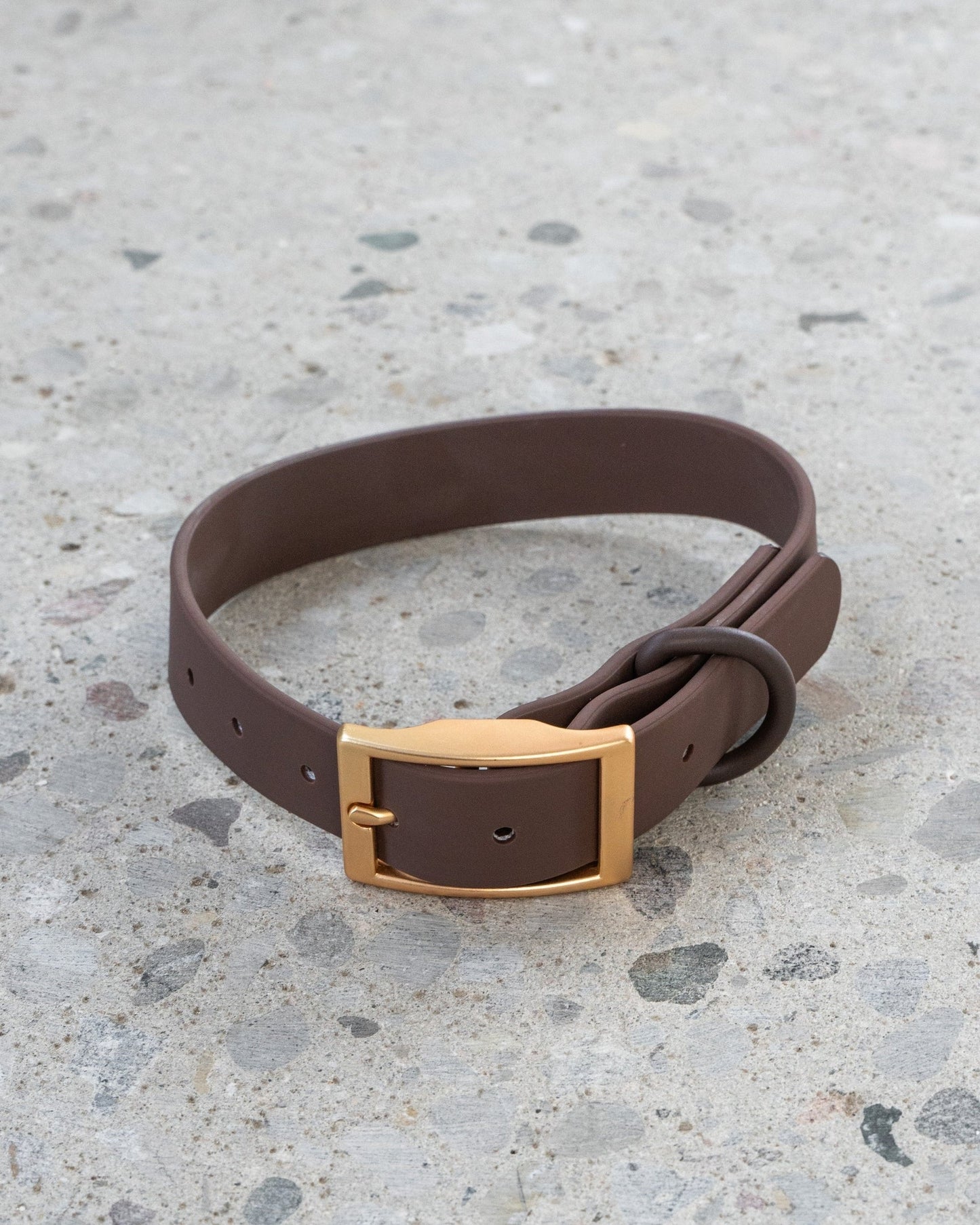Dexypaws Waterproof Dog Collar in Espresso