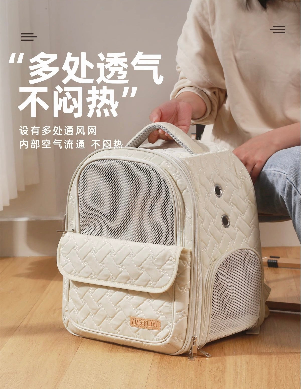 Ameeklion Pet Backpack