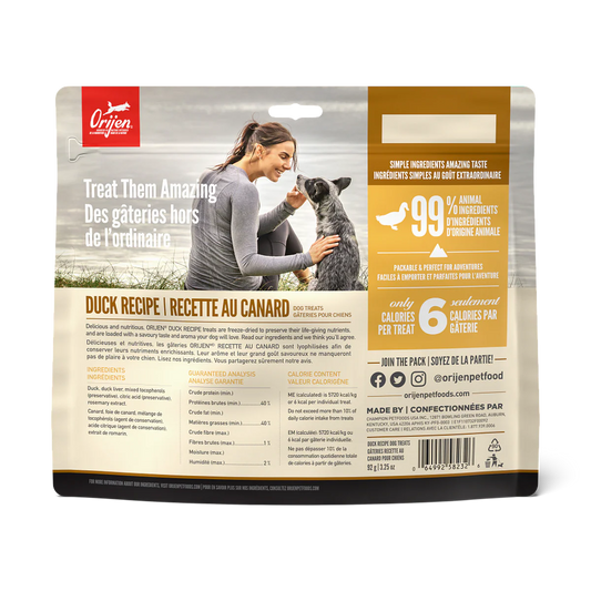 ORIJEN Duck Freeze-Dried Dog Treats