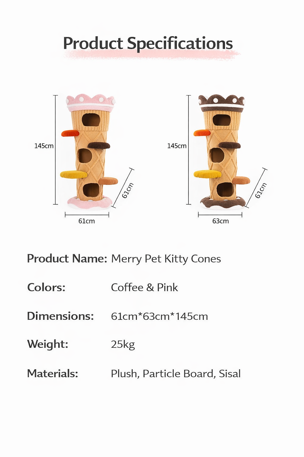 Ice Cream Cat Tree