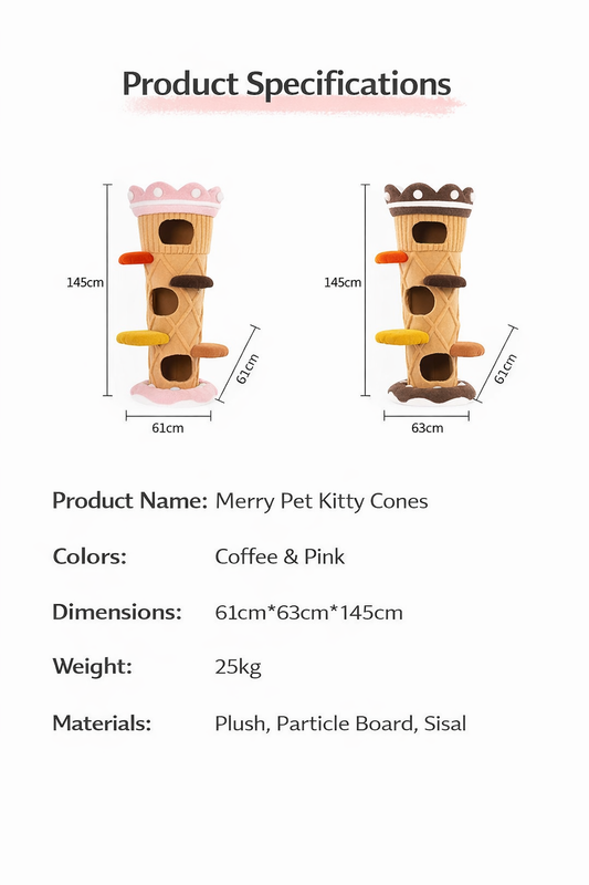 Ice Cream Cat Tree
