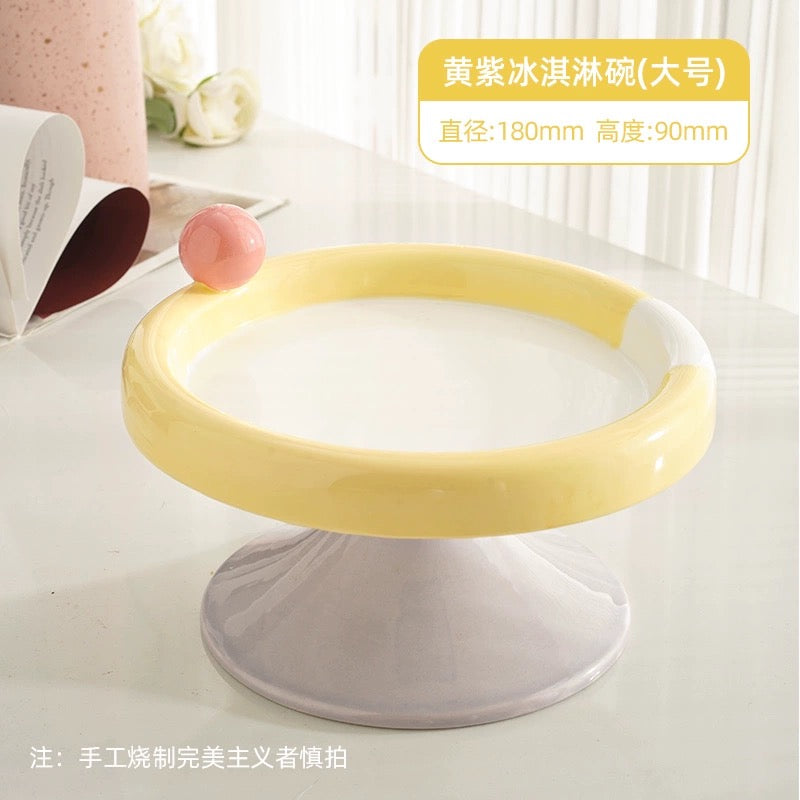 Ice Cream Elevated Plate