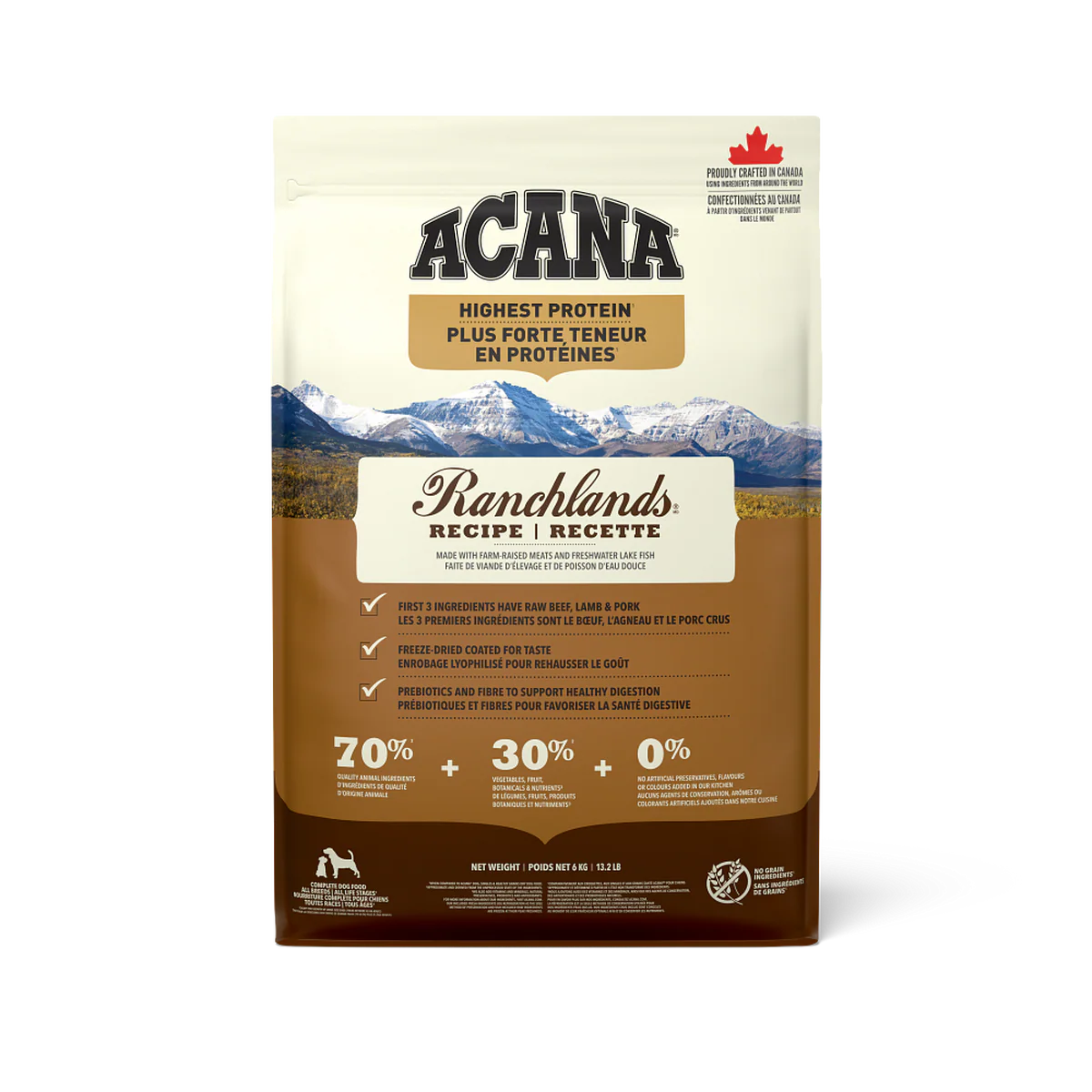 ACANA Highest Protein Ranchlands Recipe Dog Food